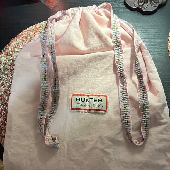 LoveShackFancy Hunter Boots Size 6 - Picture 7 of 7